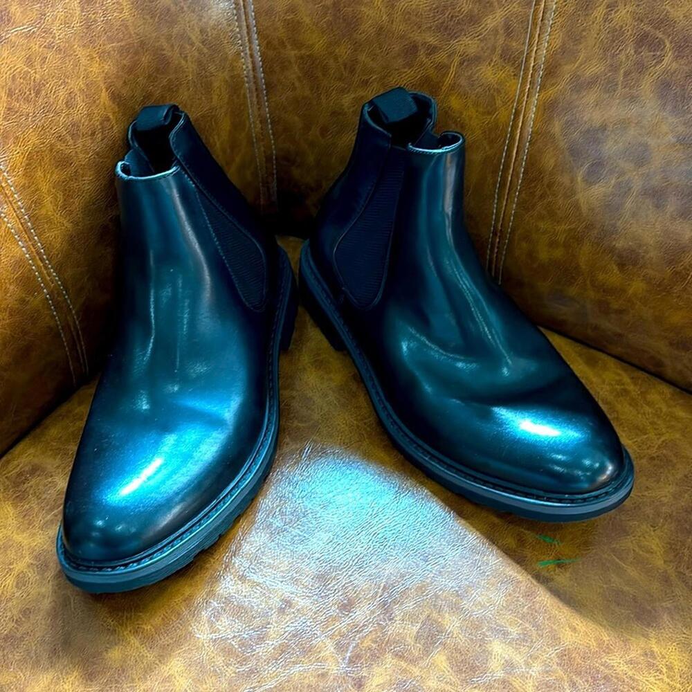Men’s Kenneth Kole Black Dress Boots‎